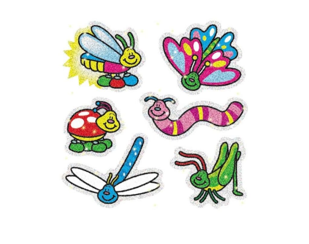 Bugs Dazzle Stickers