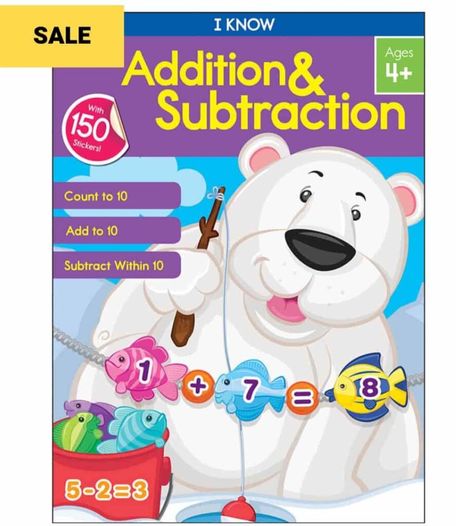 I Know: Addition & Subtraction Activity Book Grade PK-2 Paperback