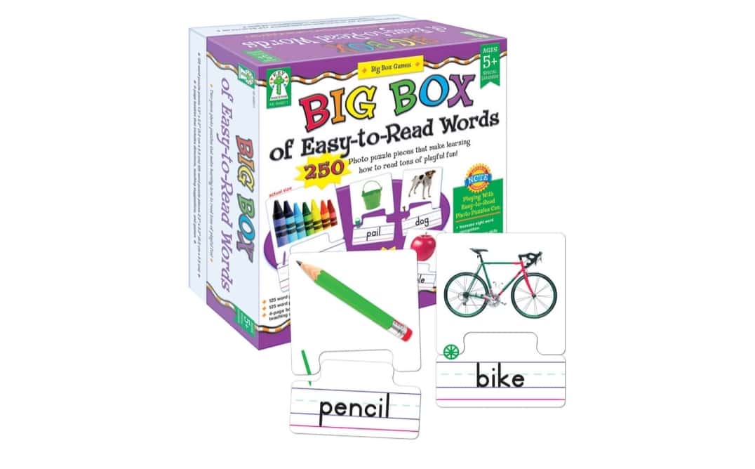 Big Box of Easy-to-Read Words Board Game Grade K-2